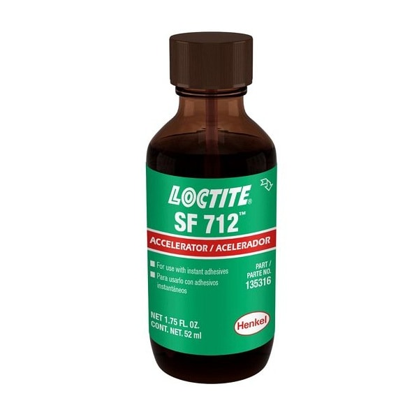 Henkel General Purpose Instant Adhesive Activator, Speeds Cure of Instant Adhesives, Bottle, Liquid SF 712 1.75OZ IDH 135316 - main